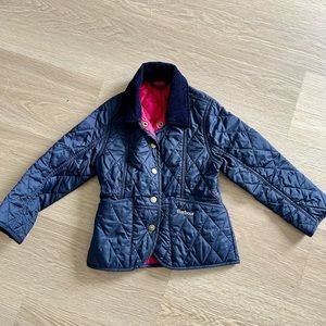 Girls Quilted Barbour Jacket